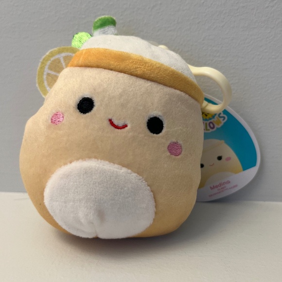 NWT Medina the Lemonade Squishmallow Clip-On - Picture 1 of 3